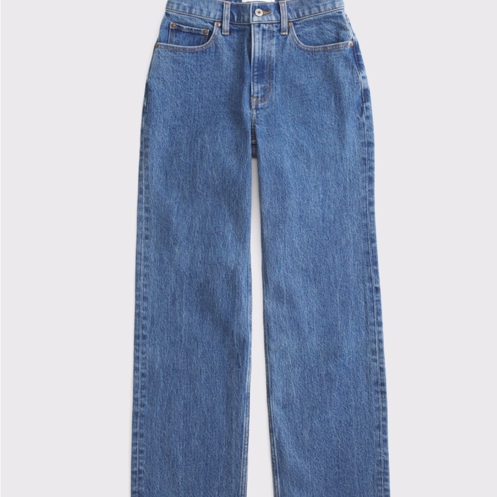 Abercrombie & Fitch High Rise Blue Jeans